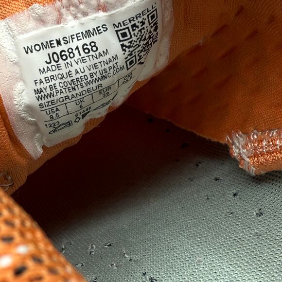 NEW Merrell Women's Agility Peak 5 Trail Running Peach/Spray Size US 8.5 - Picture 6 of 10